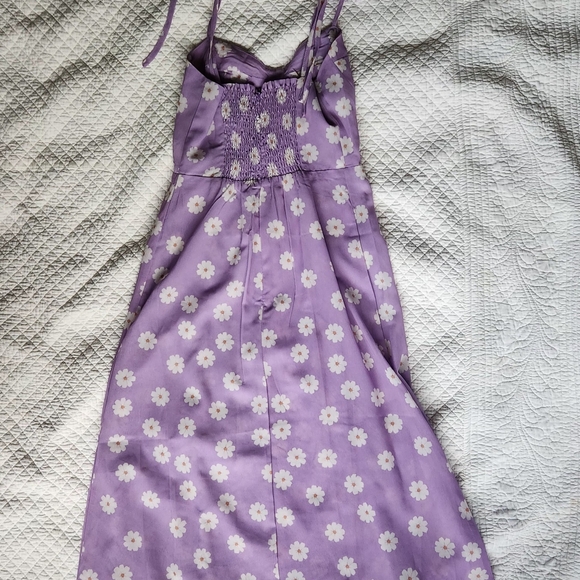 3/$20 Purple floral dress - Picture 2 of 2